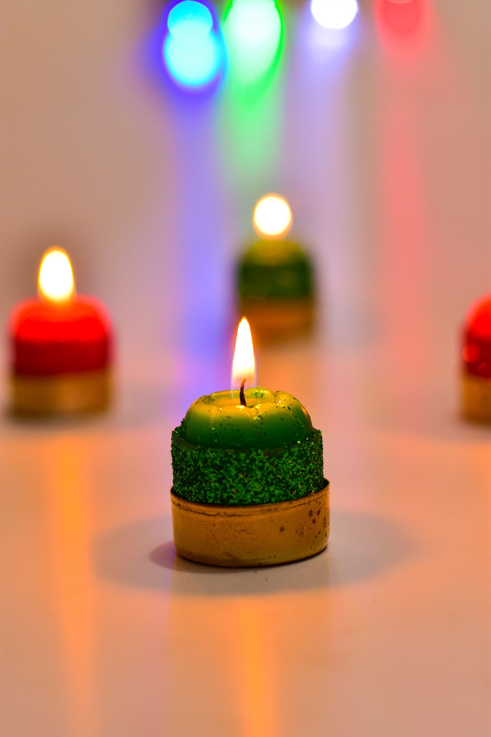 Nikon D3400 sample photo. Christmas, candles, decoration photography