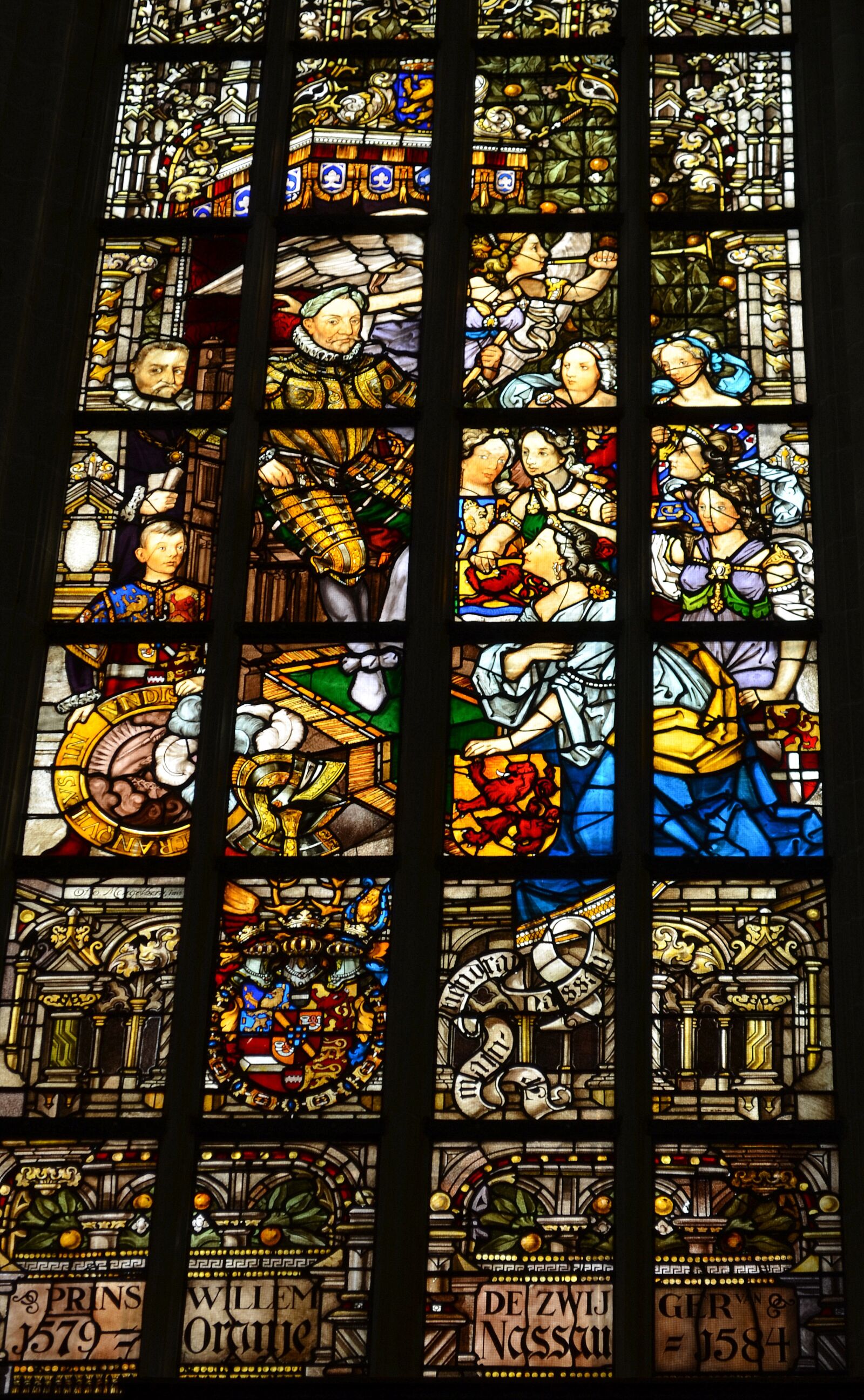 Nikon D5100 sample photo. Church window, stained glass photography