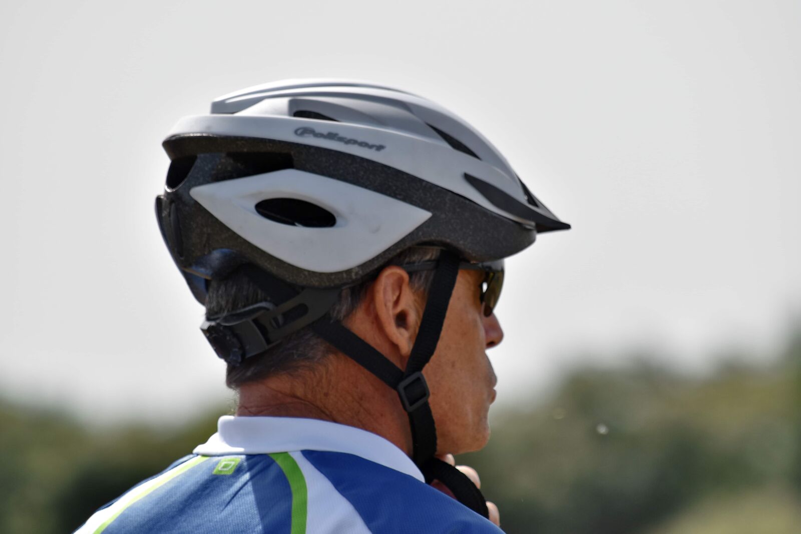 Nikon D5500 sample photo. Cyclist, head, helmet, man photography