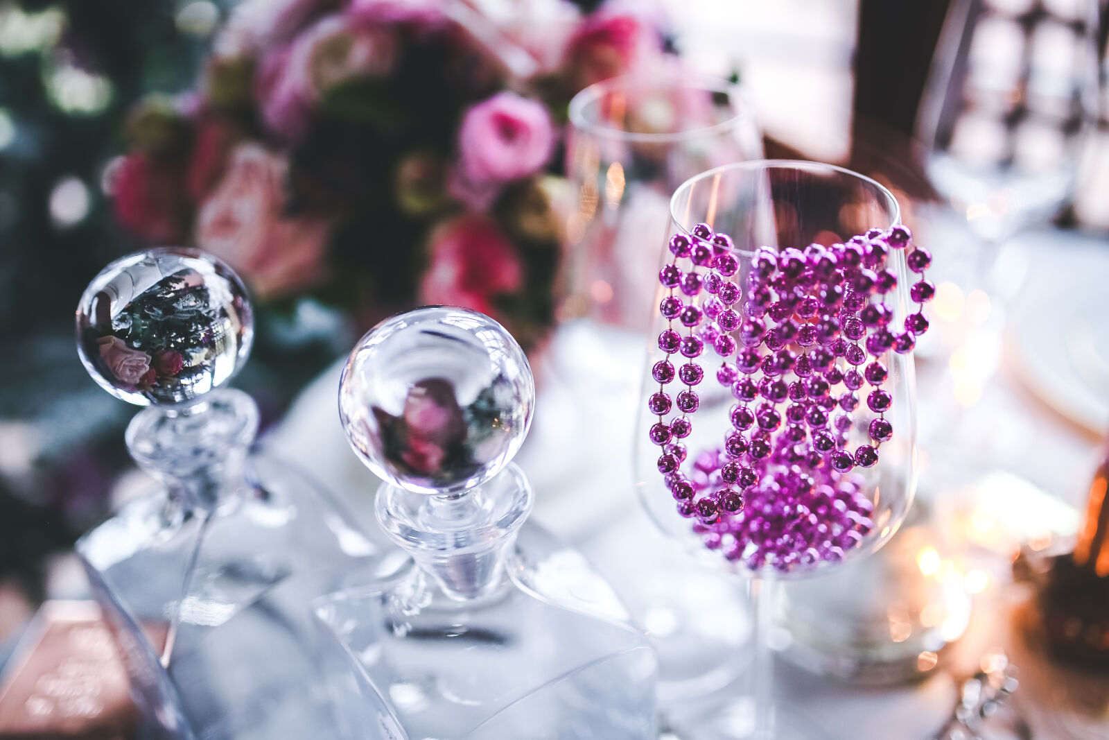Sigma 35mm F1.4 DG HSM Art sample photo. Pink, decoration, on, wine photography