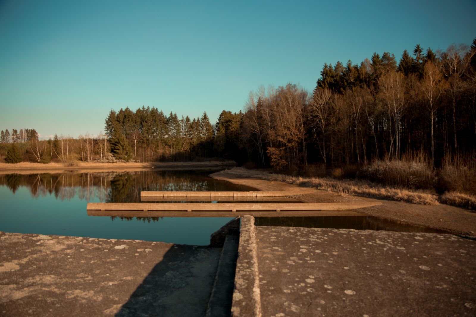 Canon EOS 6D sample photo. River, dam, water tank photography