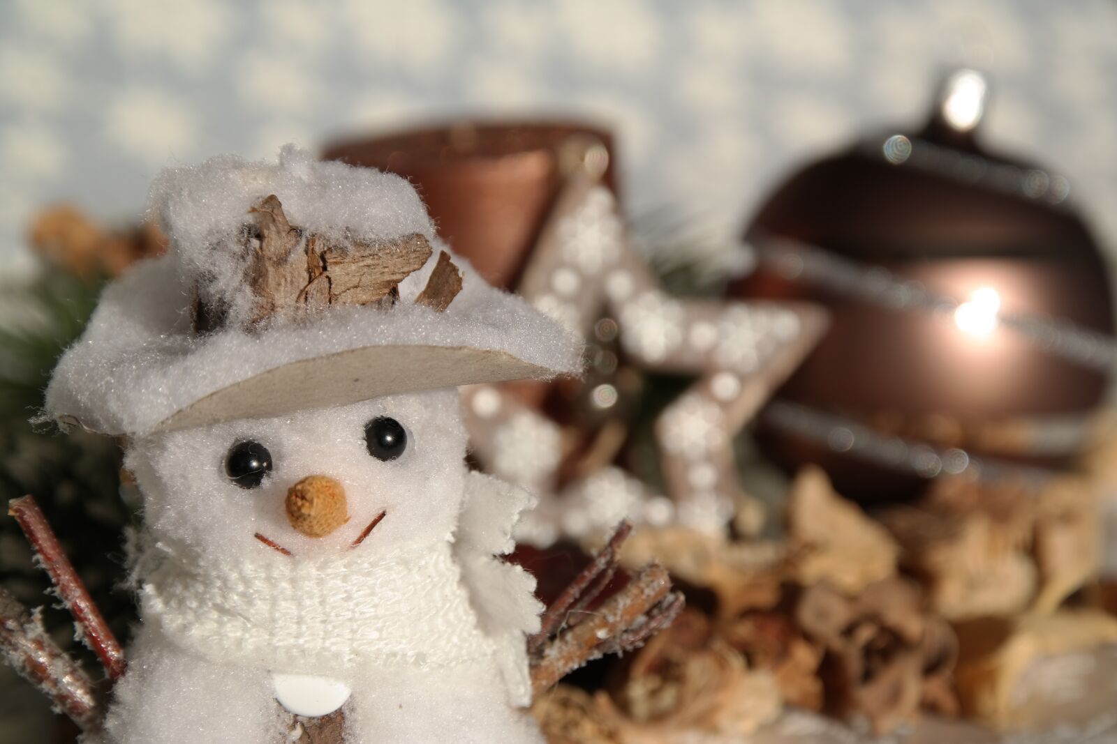 Samsung NX300 sample photo. Christmas, snowman, map photography
