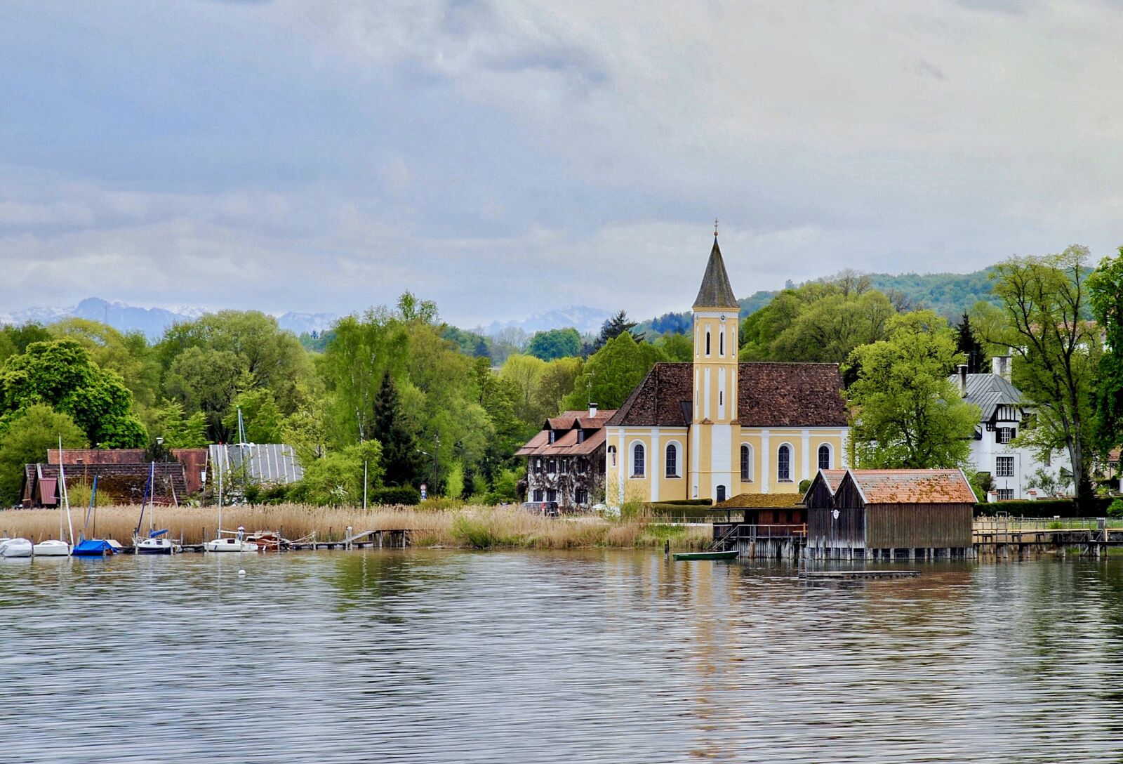 Nikon D3000 sample photo. Ammersee, bavaria, landscape photography