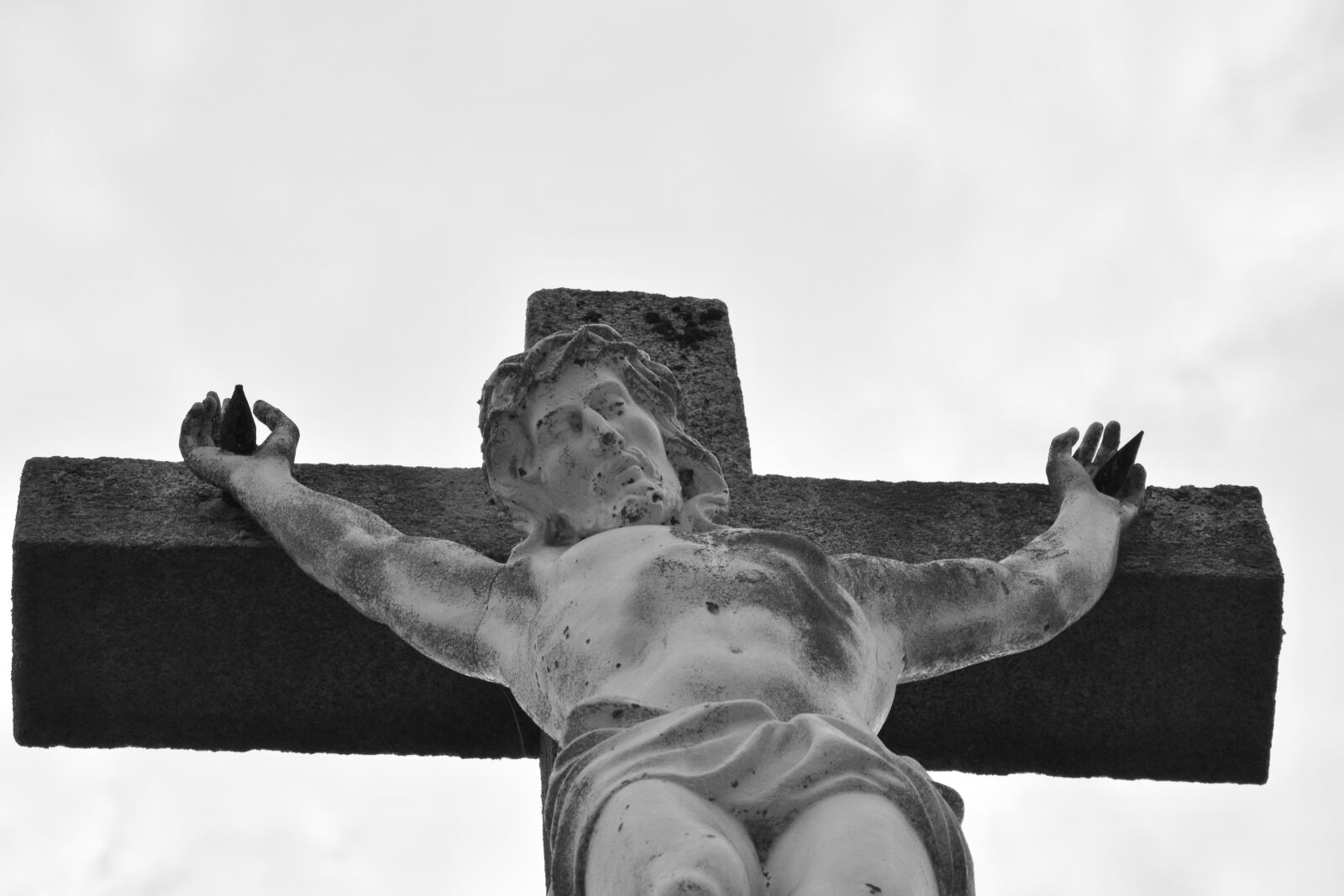 Nikon D5200 sample photo. Statue, cross jesus christ photography