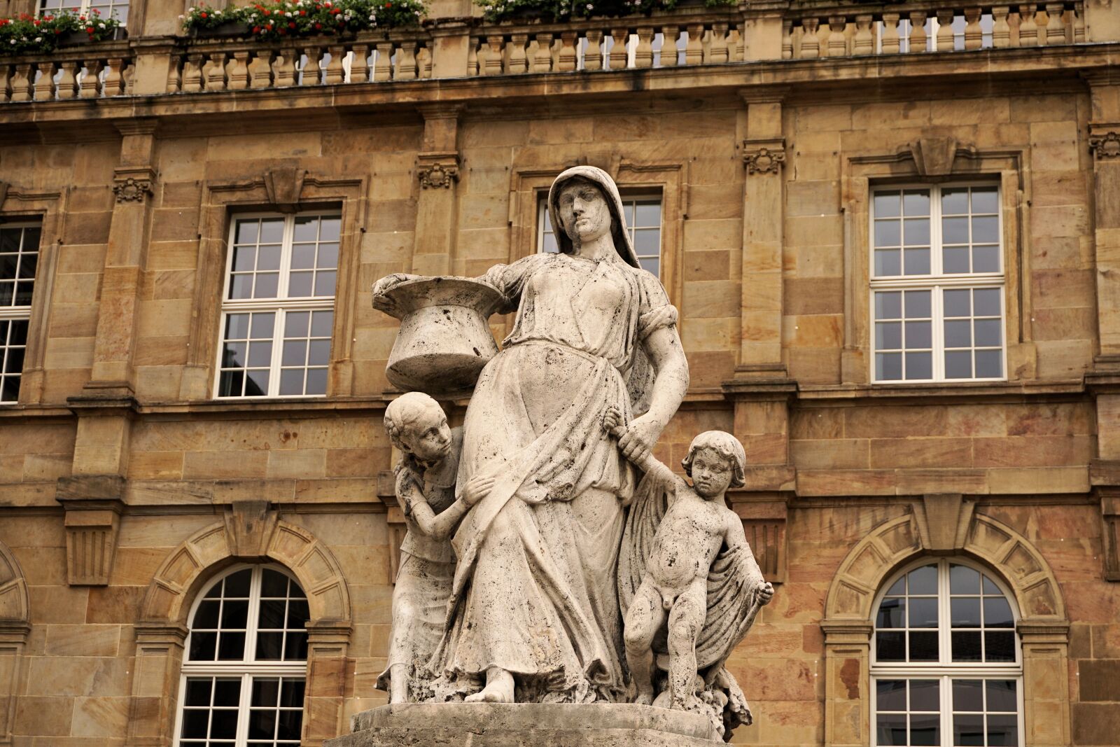 Sony a6000 sample photo. Henschel fountain, kassel, town photography