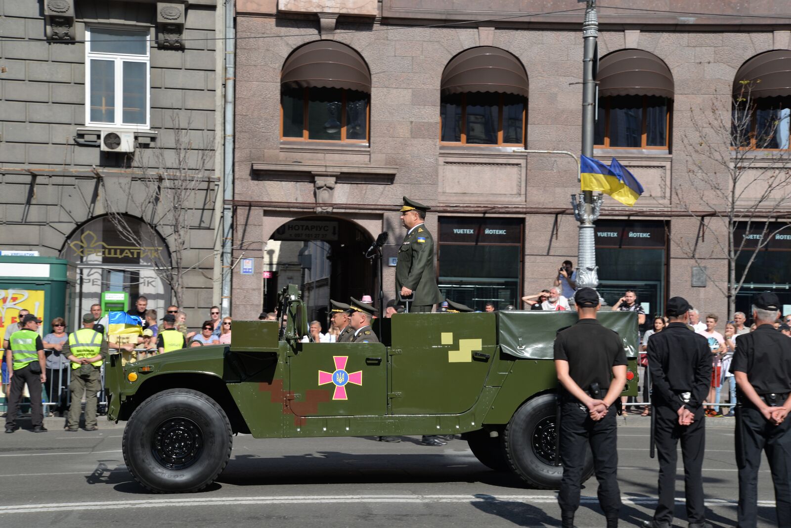 Nikon D610 sample photo. Parade, military, ukrainian photography