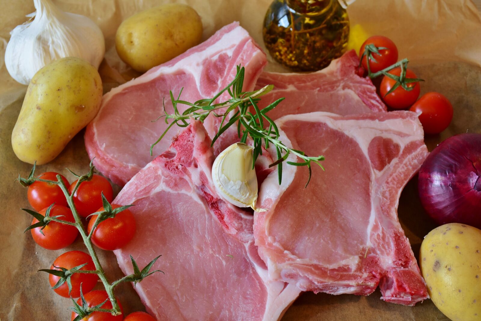 Nikon D7200 sample photo. Chops, pig, pork chop photography