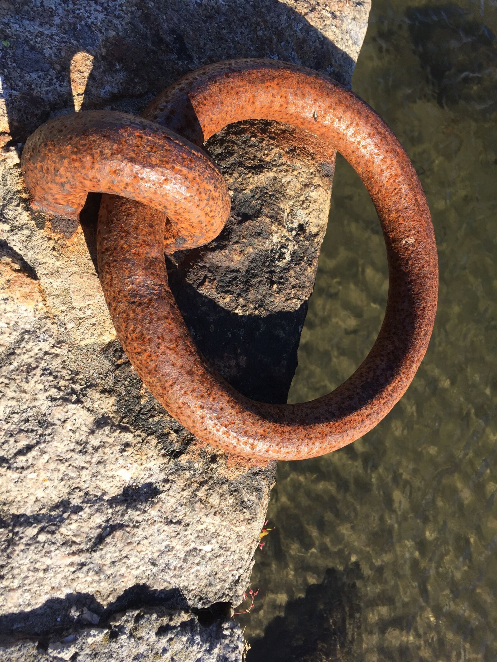 Apple iPhone 6 sample photo. Summer, sea, anchor pin photography