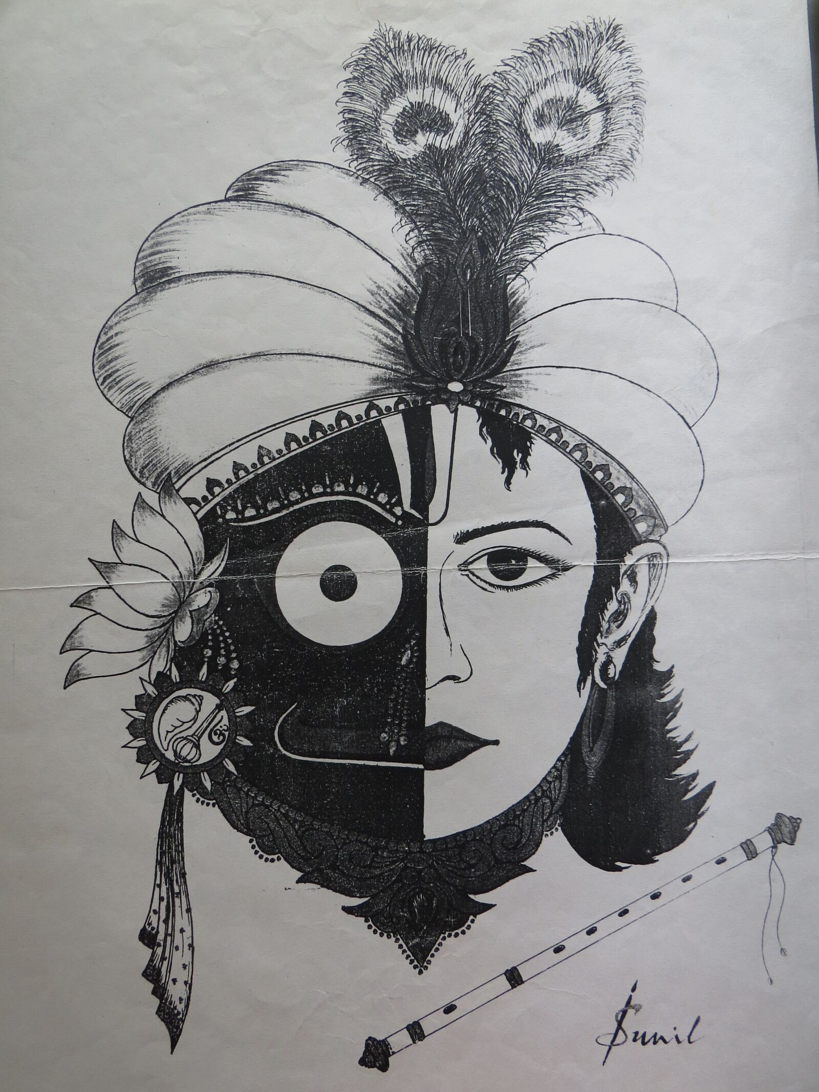 Canon PowerShot SX50 HS sample photo. Lordkrishna, twofaces, godslovelyface photography