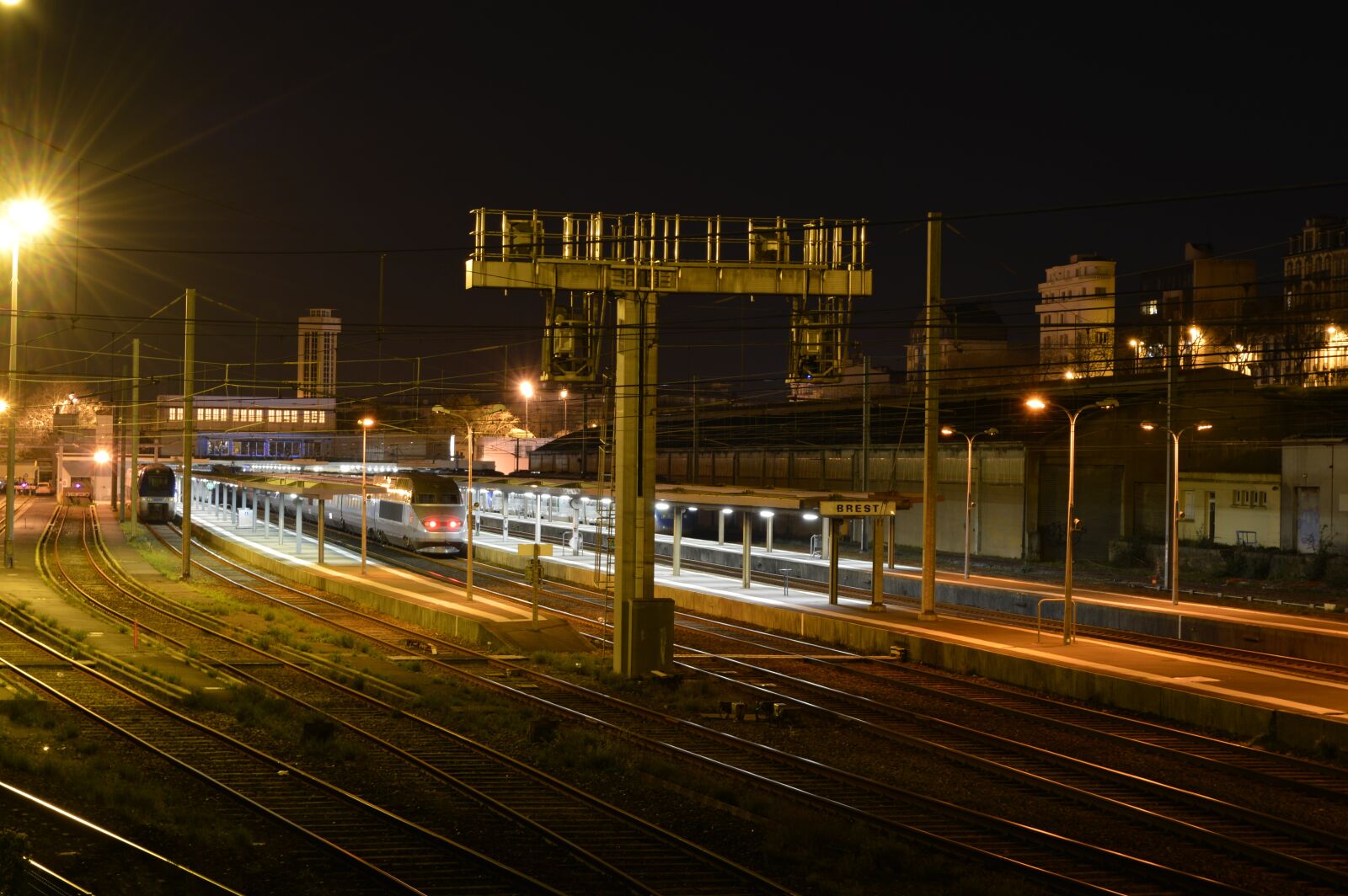 Nikon D3200 sample photo. Brest, city, night photography