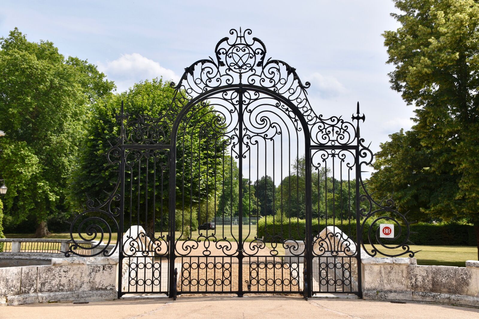 Nikon D5600 sample photo. Portal, portal wrought iron photography