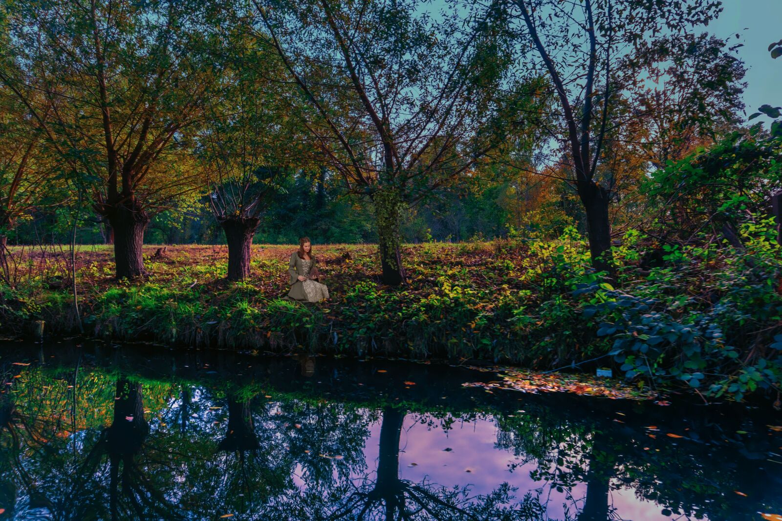 Sony a6000 sample photo. Spreewald, woman, young photography