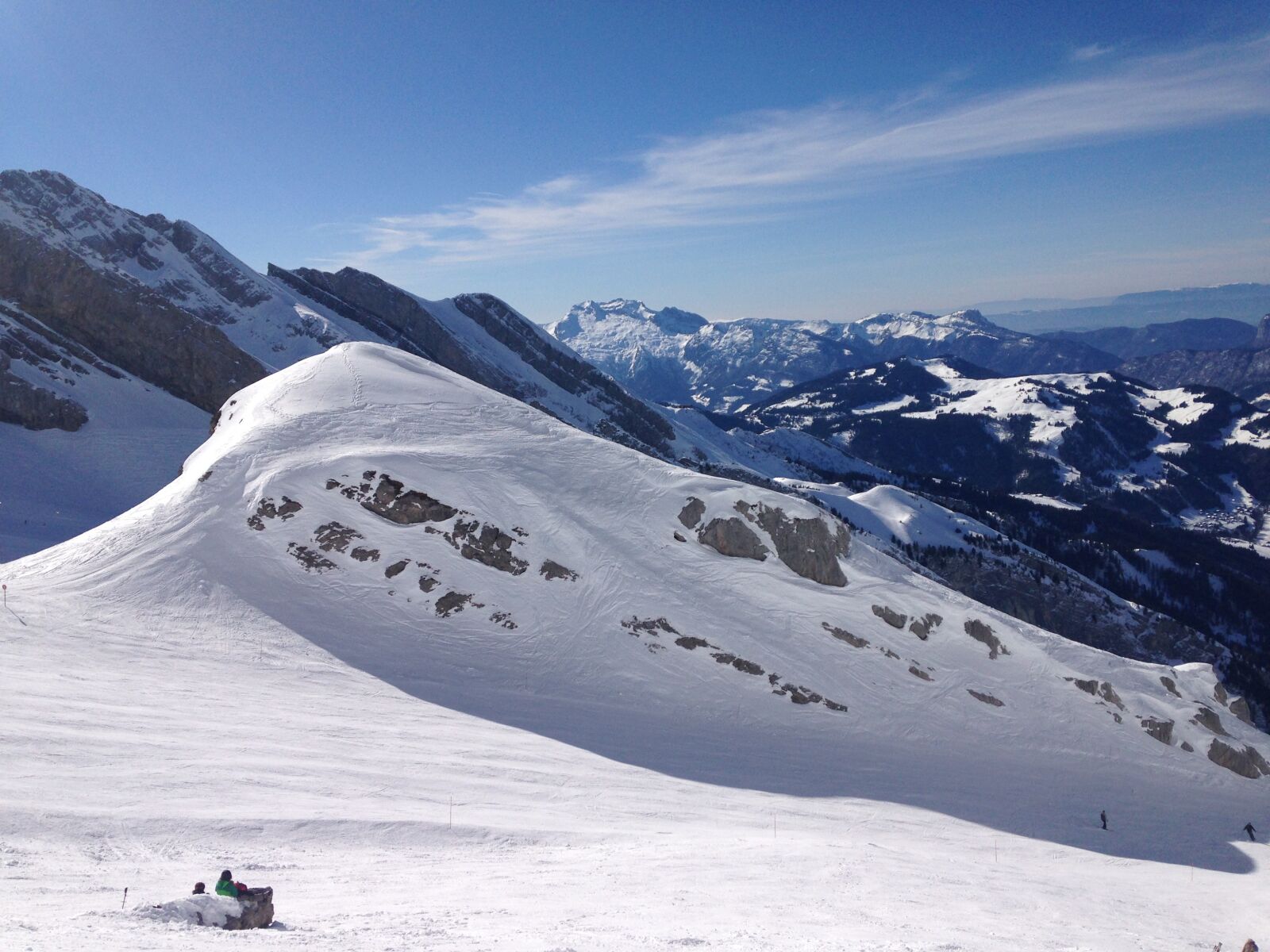 Apple iPhone 5c sample photo. Mountain, ski, sun photography