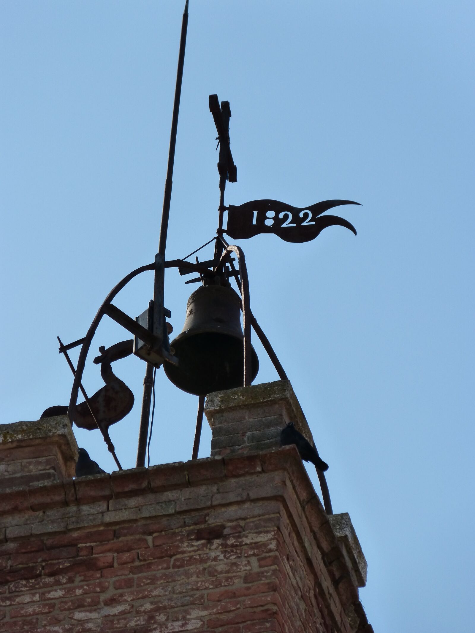 Panasonic DMC-FZ62 sample photo. Tower, bell, weather vane photography