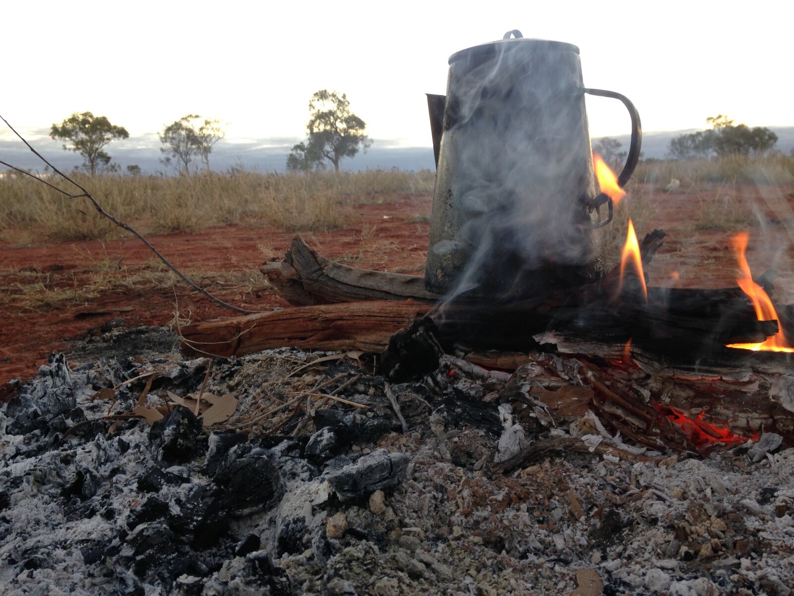 iPhone 5c back camera 4.12mm f/2.4 sample photo. Billy, camp, camping, fire photography