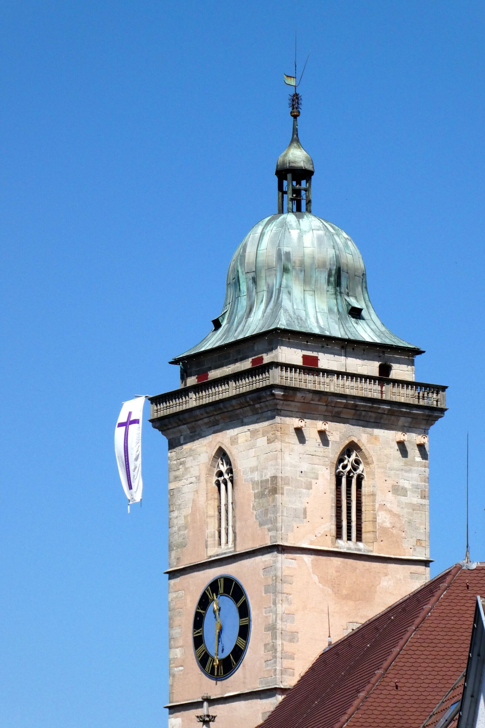 Panasonic DMC-TZ81 sample photo. Nürtingen, steeple, st photography