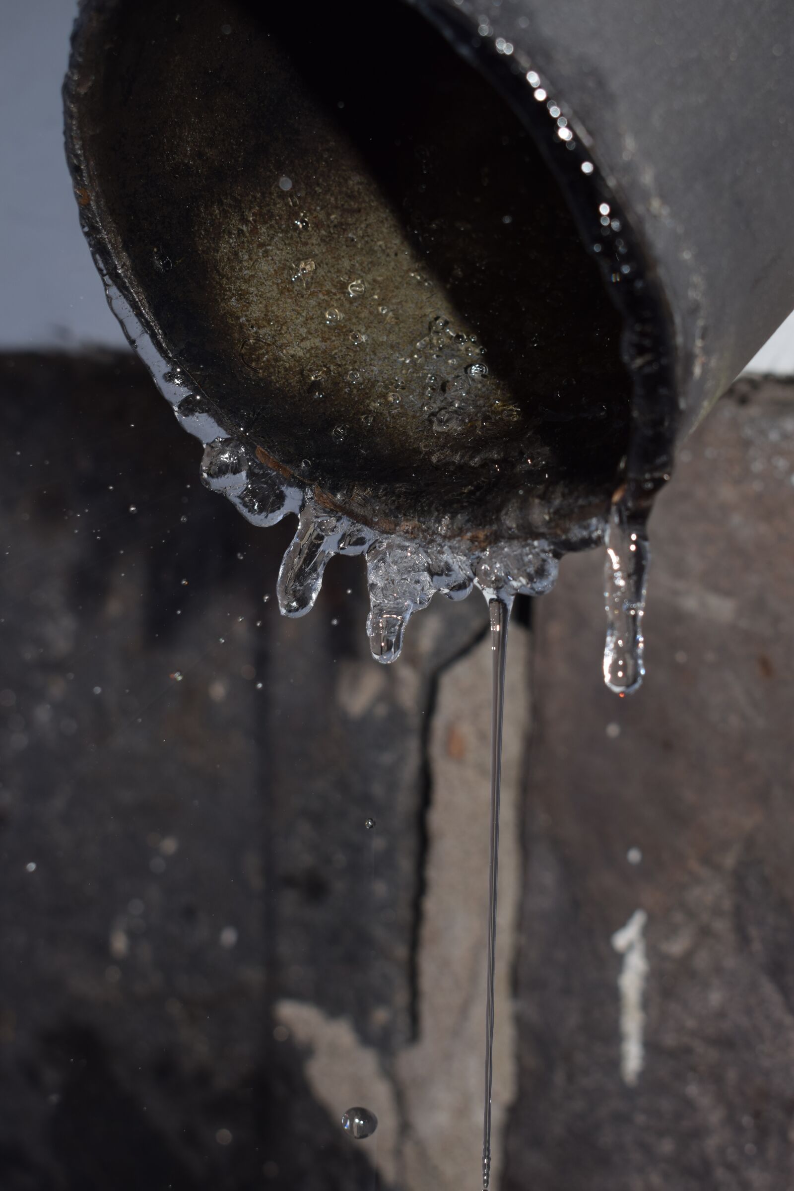 Nikon D3300 sample photo. Spring, chute, melt photography