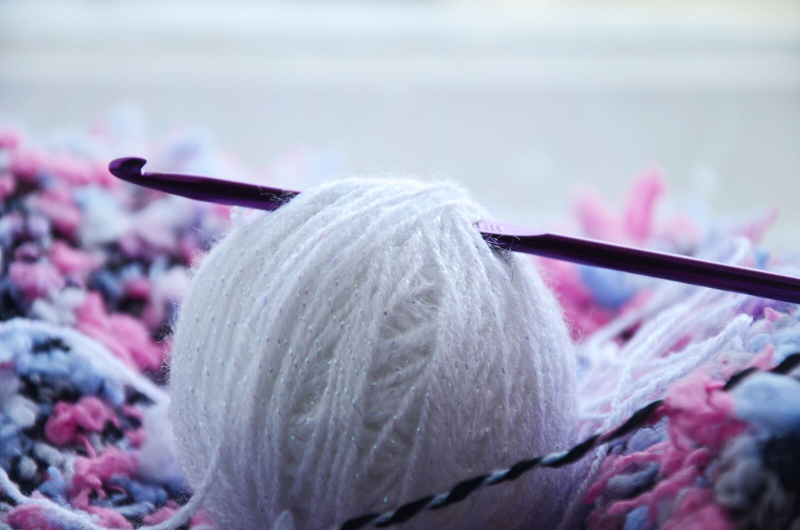 Nikon D7000 sample photo. Knitting, tangle, hobby photography