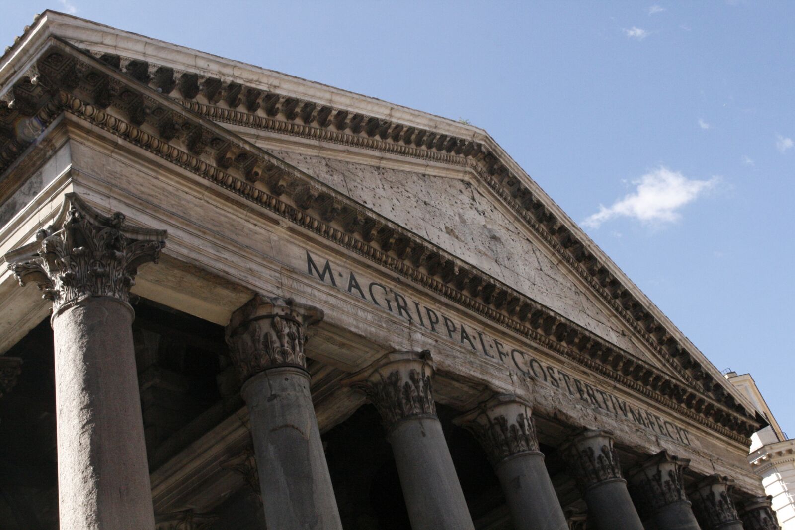 Canon EOS 400D (EOS Digital Rebel XTi / EOS Kiss Digital X) sample photo. Rome, pantheon, monument photography