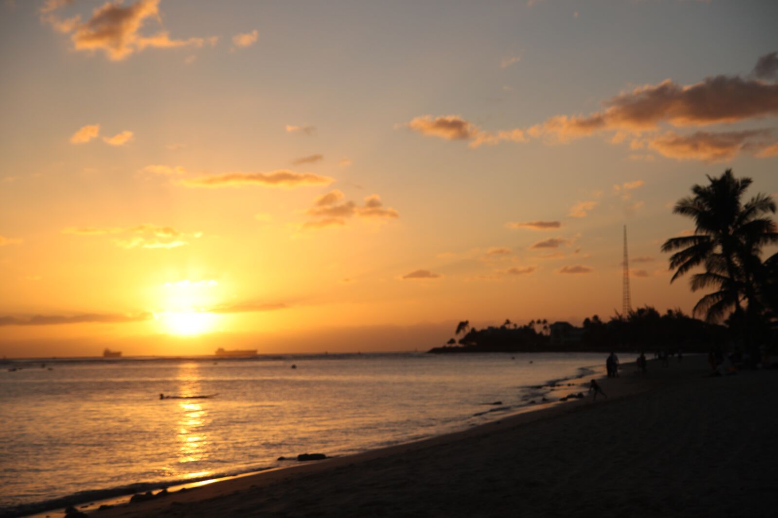 Canon EOS 500D (EOS Rebel T1i / EOS Kiss X3) sample photo. Sunset, hawaii, beach photography