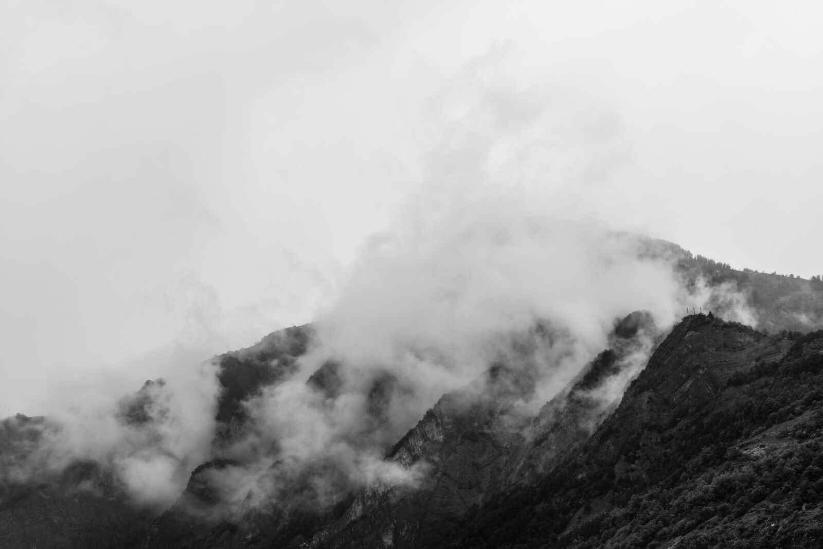 Nikon D7100 sample photo. Mountain, sky, clouds photography
