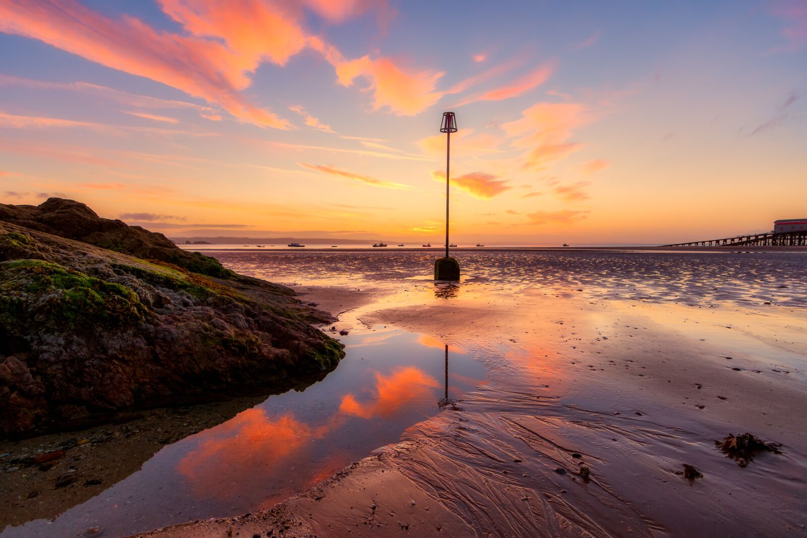 Nikon D7100 sample photo. Sunrise, tenby, seascape photography