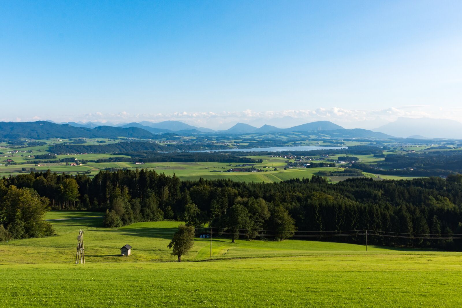 Nikon D7200 sample photo. Wallersee, tannberg, outlook photography