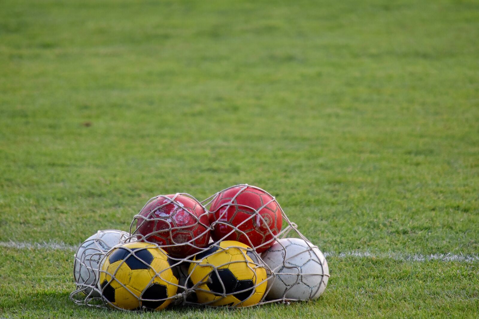 Nikon D5500 sample photo. Field, football, green grass photography