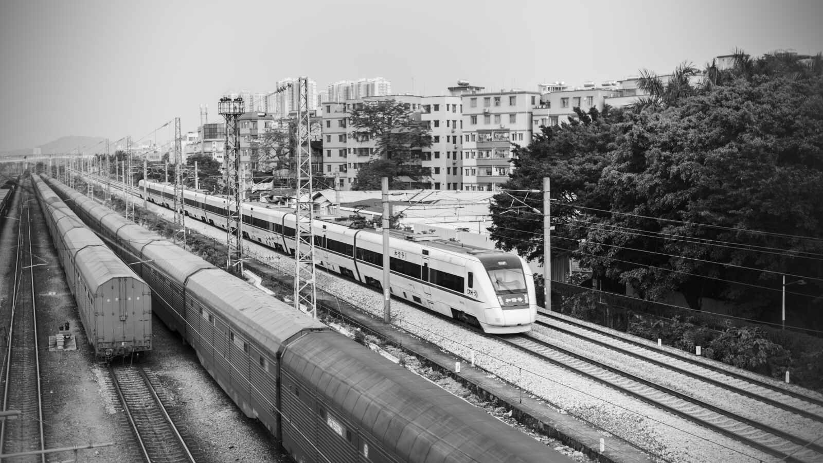 Nikon D810 sample photo. High speed rail, harmony photography