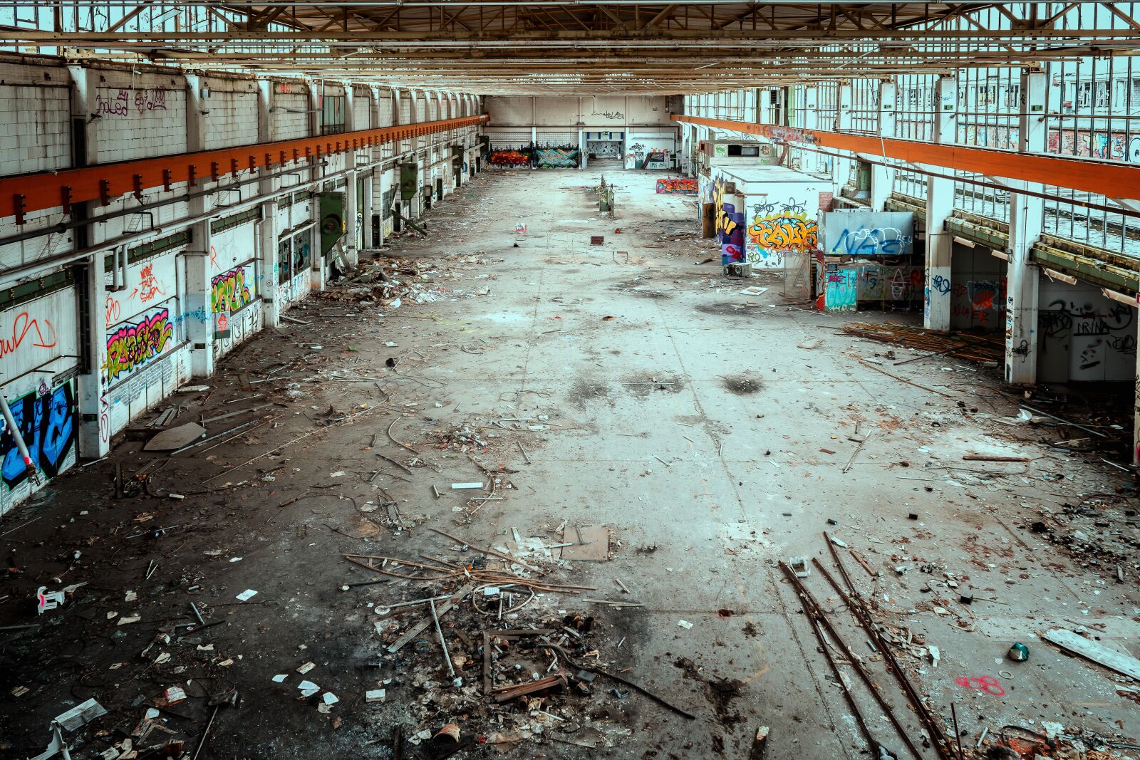 Nikon D3300 sample photo. Lost places, factory, hall photography