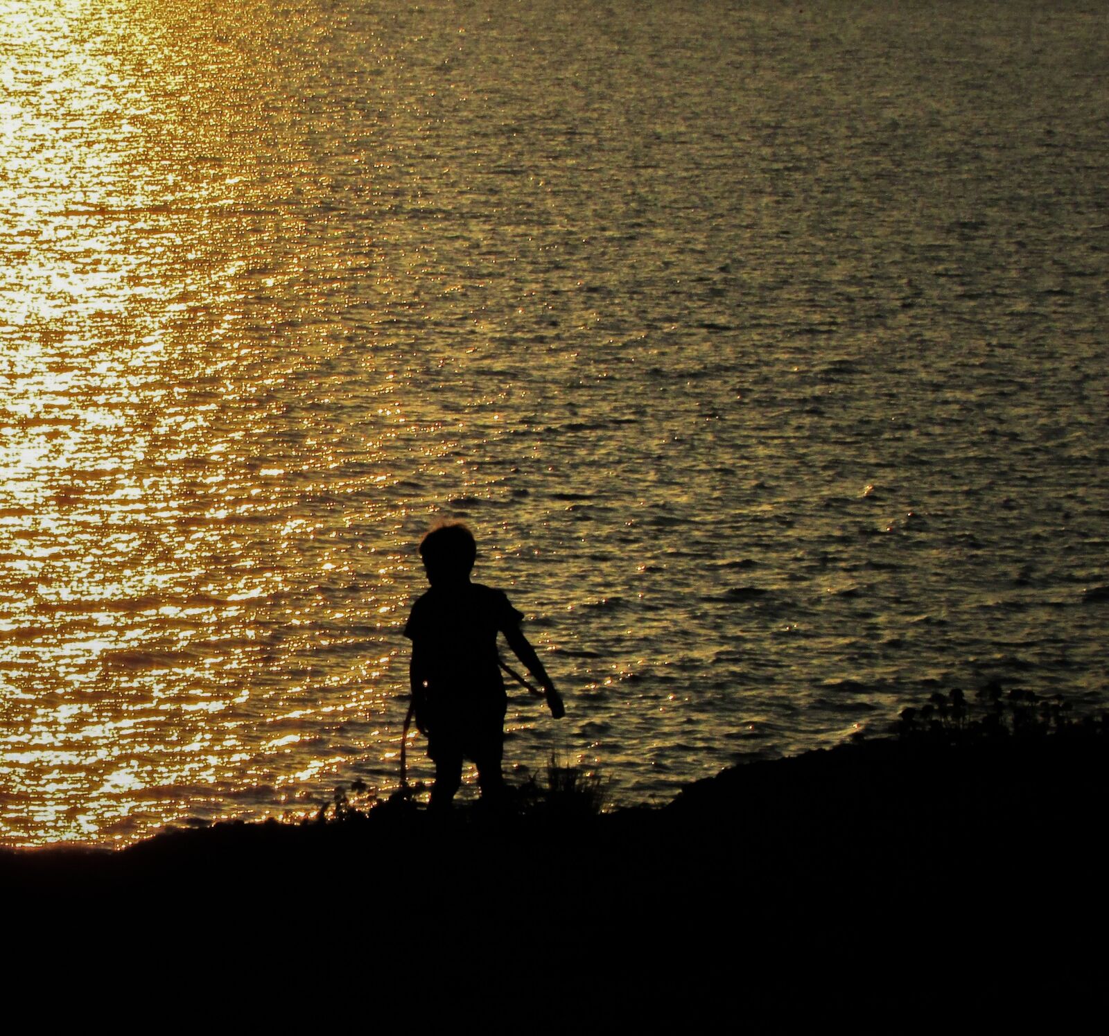Canon PowerShot SX400 IS sample photo. Sunset, boy, kid photography