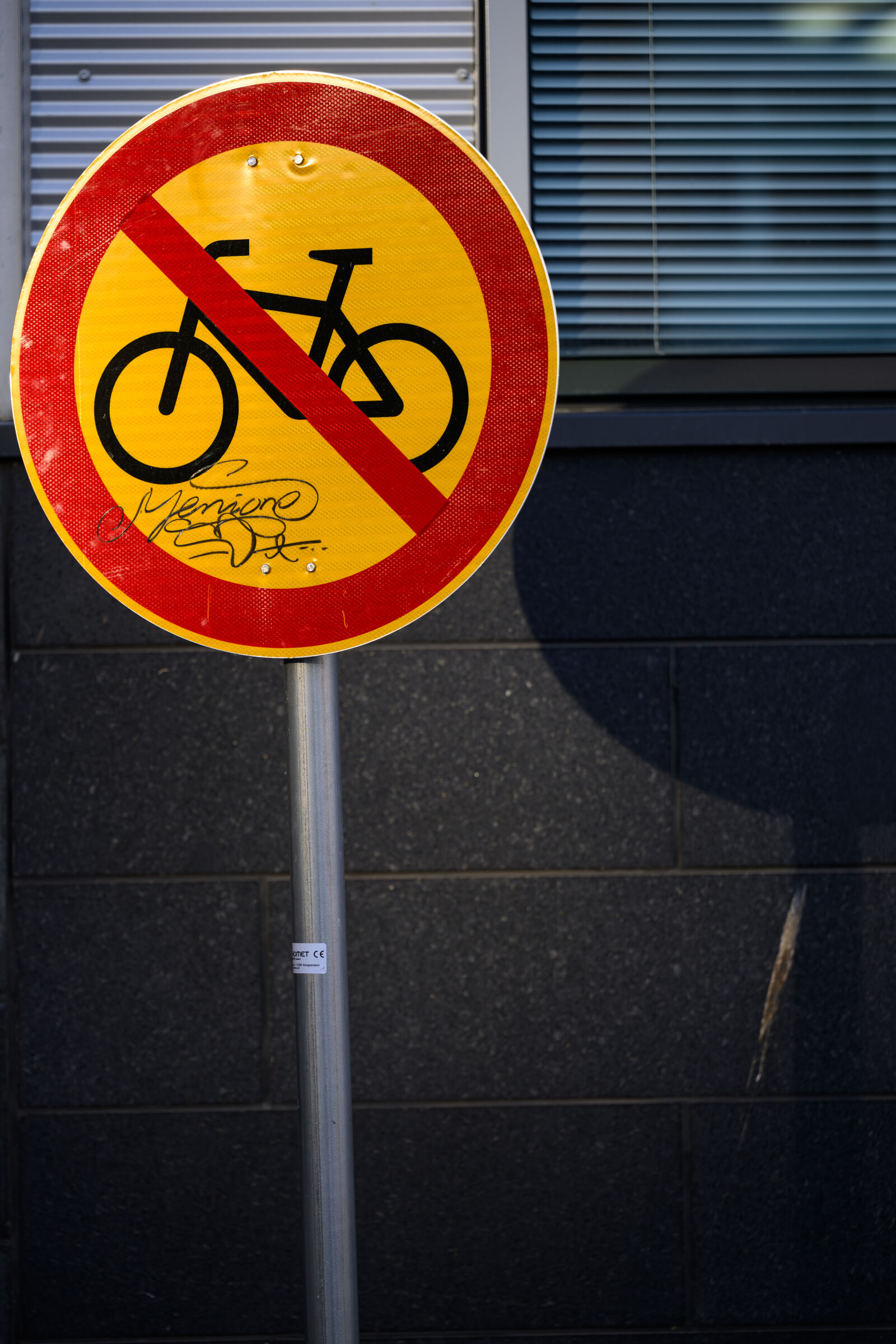 Nikon Z8 sample photo. Shadow of the sign photography