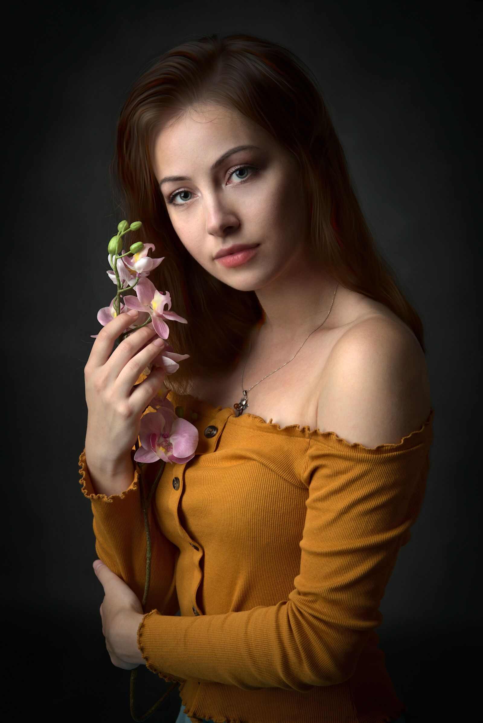 Nikon D7000 sample photo. Girl, flower, beauty photography
