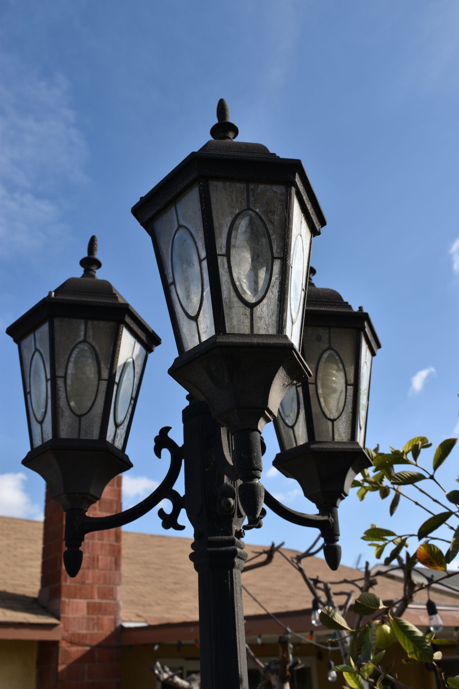 Nikon D3500 sample photo. Lamp, lamp post, sky photography