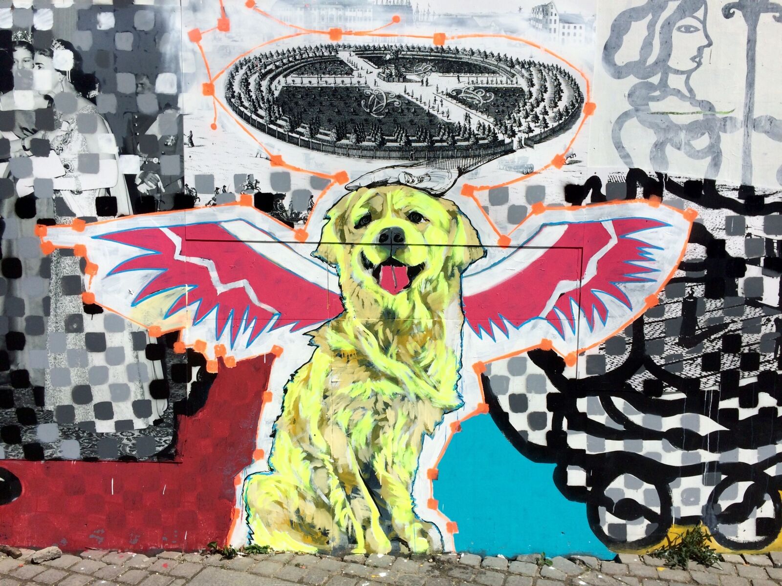 Apple iPhone 5s sample photo. Graffiti, dog, copenhagen photography