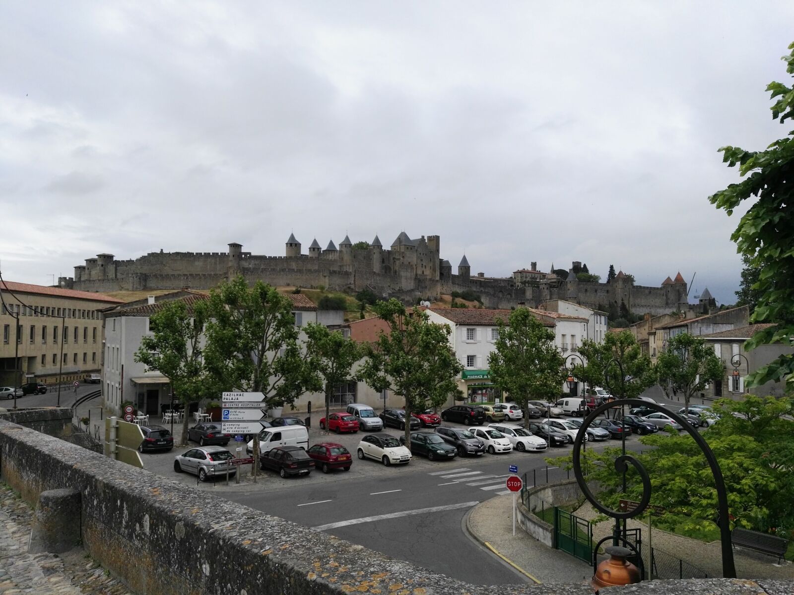 HUAWEI GX8 sample photo. Carcassonne, medieval city, ancient photography