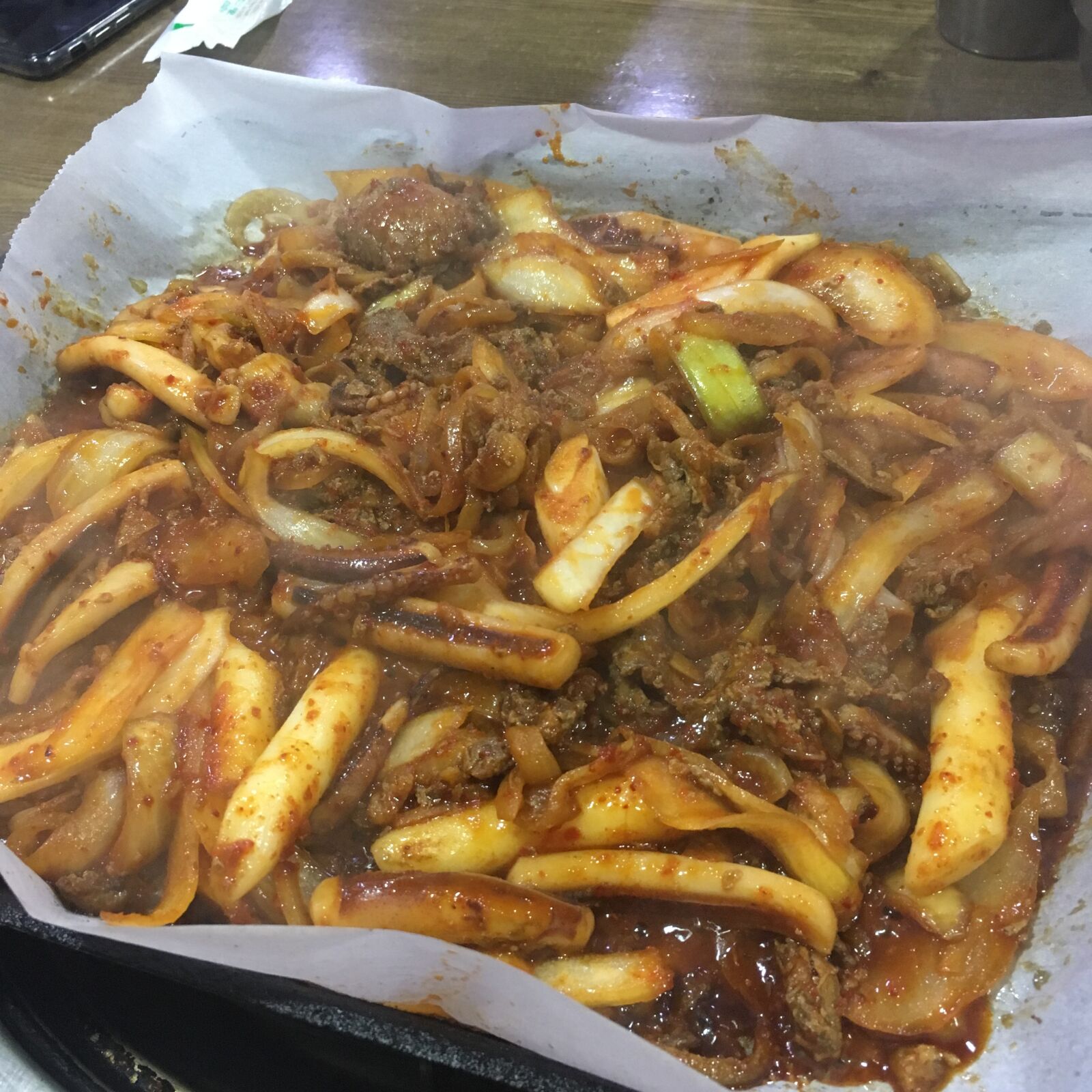 iPhone SE back camera 4.15mm f/2.2 sample photo. Food, korean, asia photography