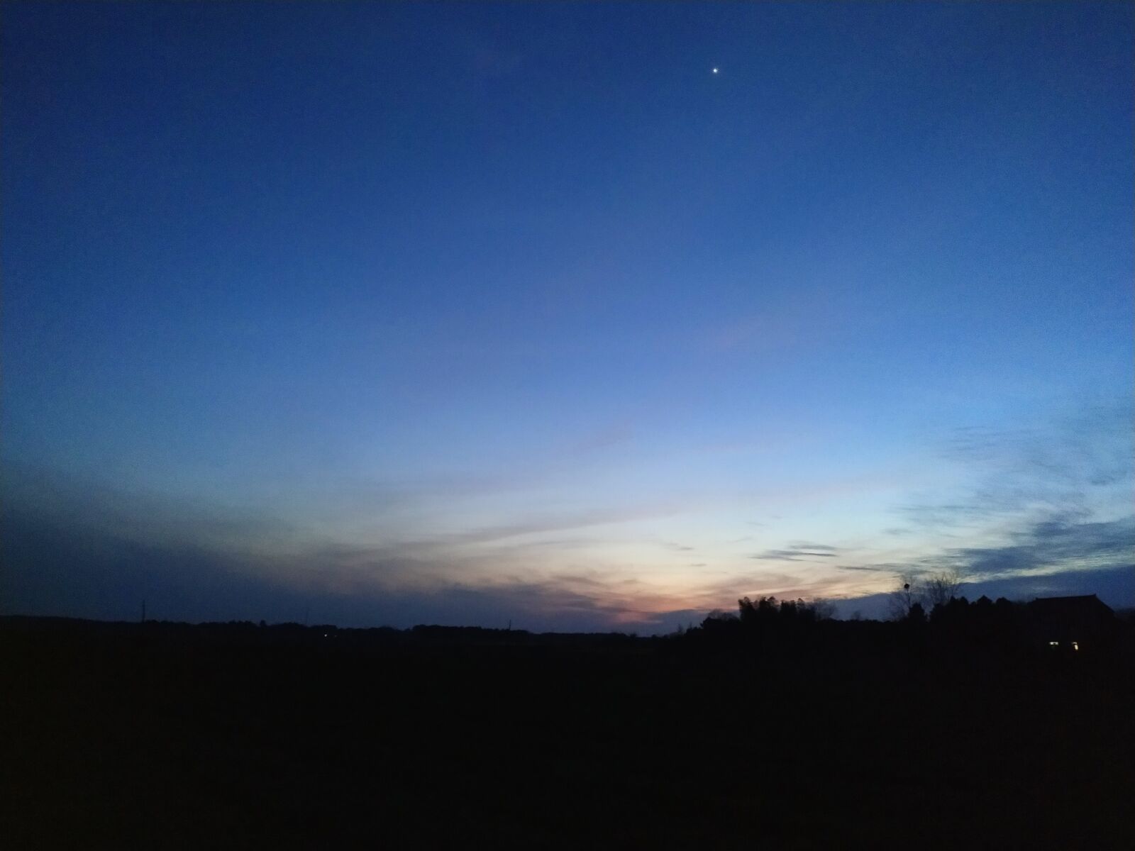 Xiaomi MI 8 Lite sample photo. Night, country, sunset photography