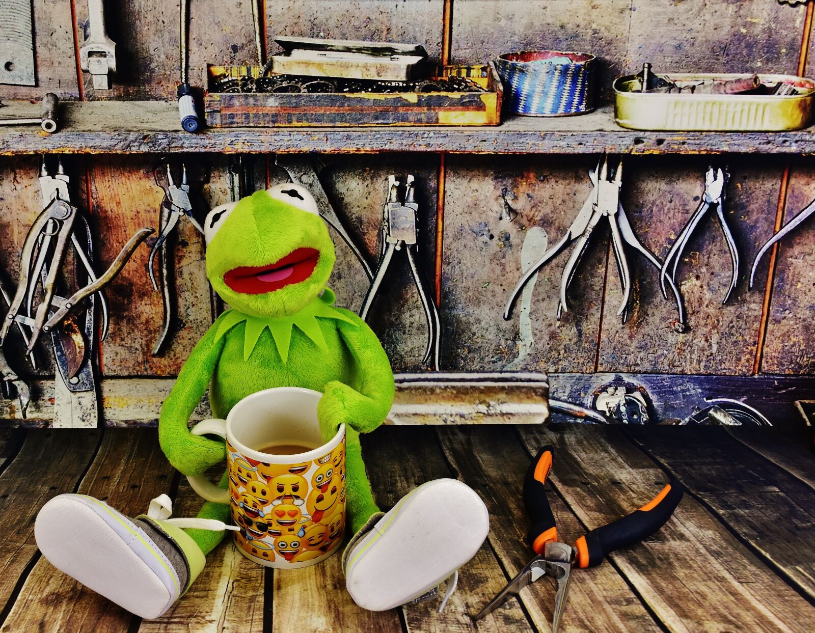 Nikon D7200 sample photo. Kermit, workshop, coffee break photography