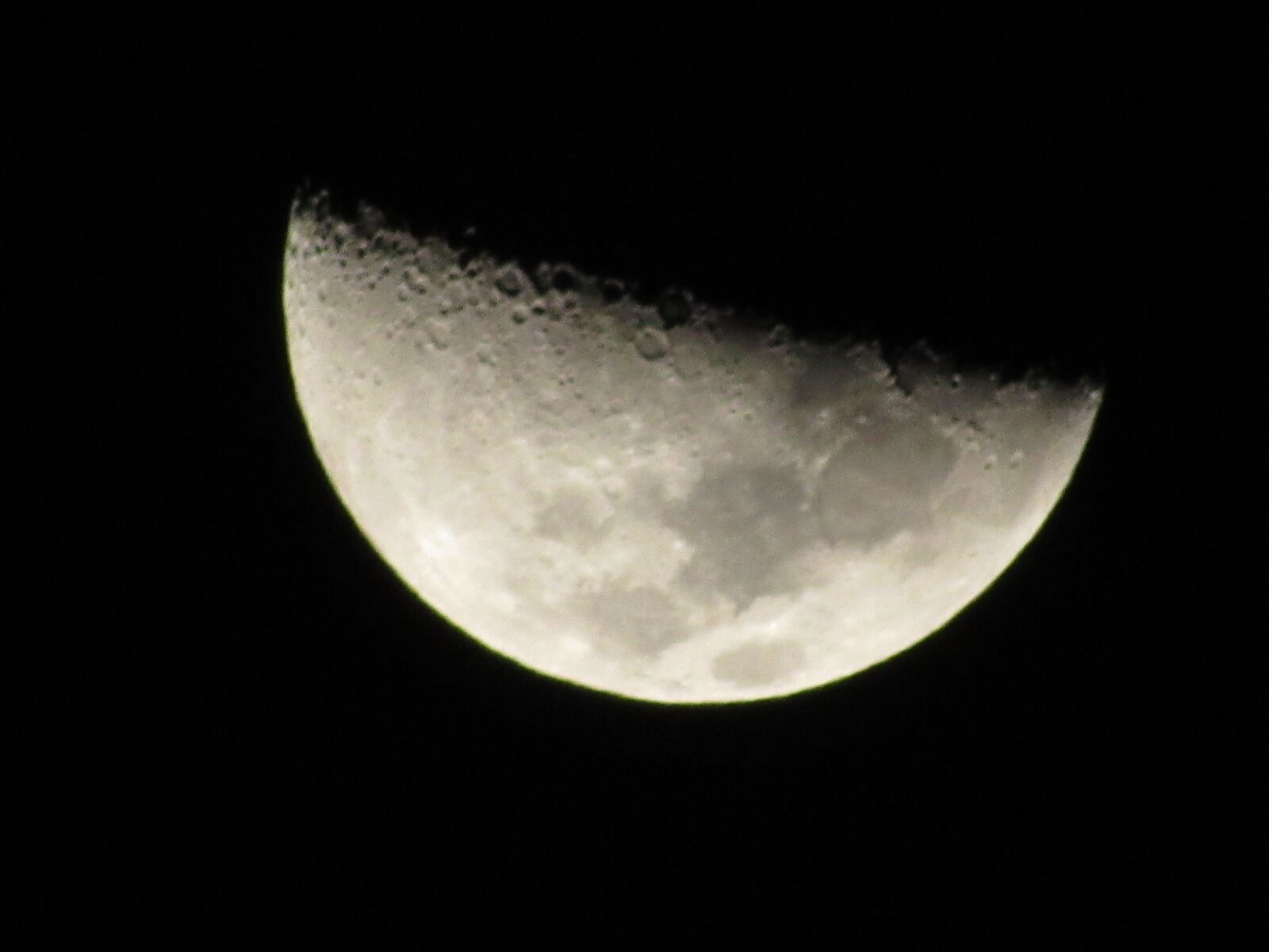 Canon PowerShot SX530 HS sample photo. Moon, night, landscape photography