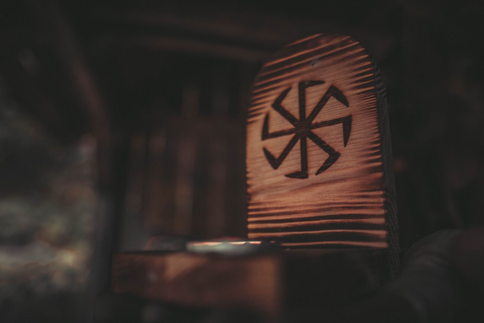 Sony a6400 + Sigma 16mm F1.4 DC DN | C sample photo. Bushcraft, forest, blade photography