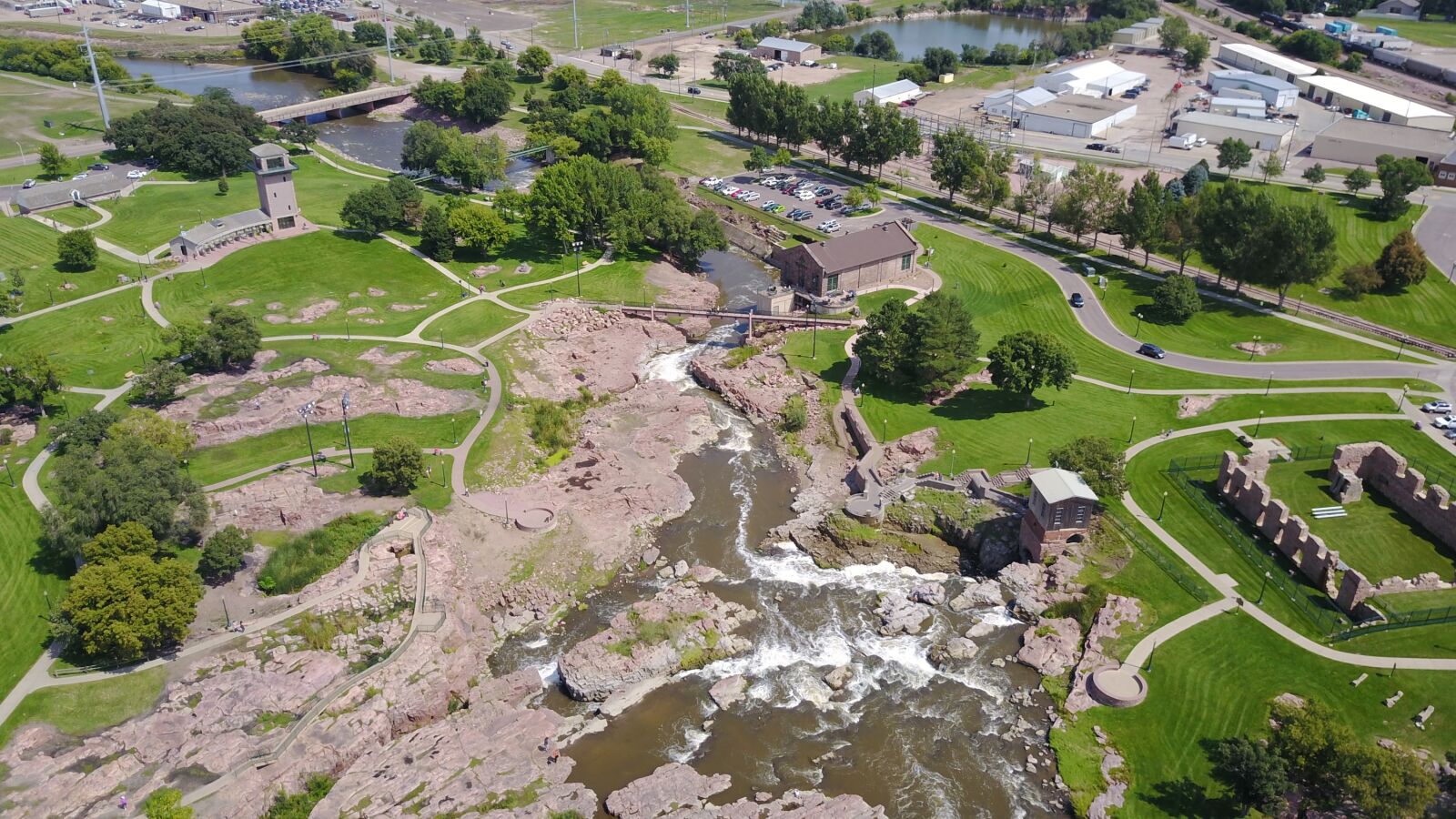DJI FC220 sample photo. Aerial, sioux, falls photography