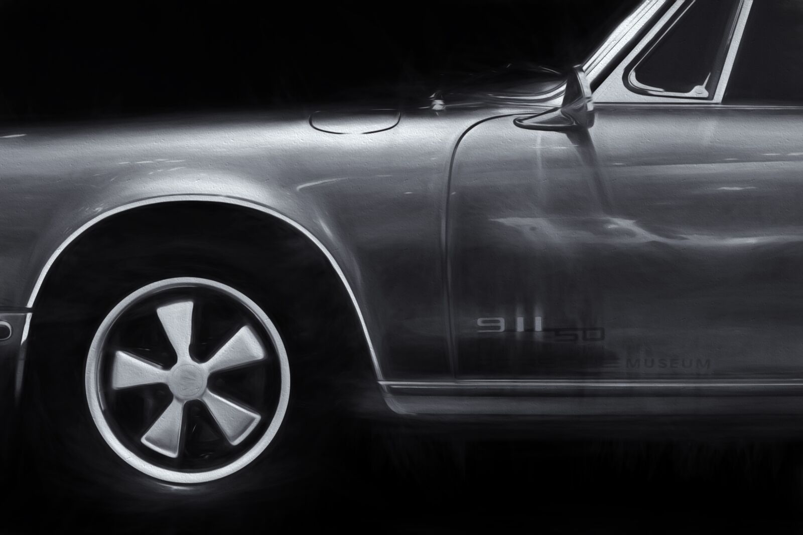 Nikon D3S sample photo. Auto, car, porsche targa photography