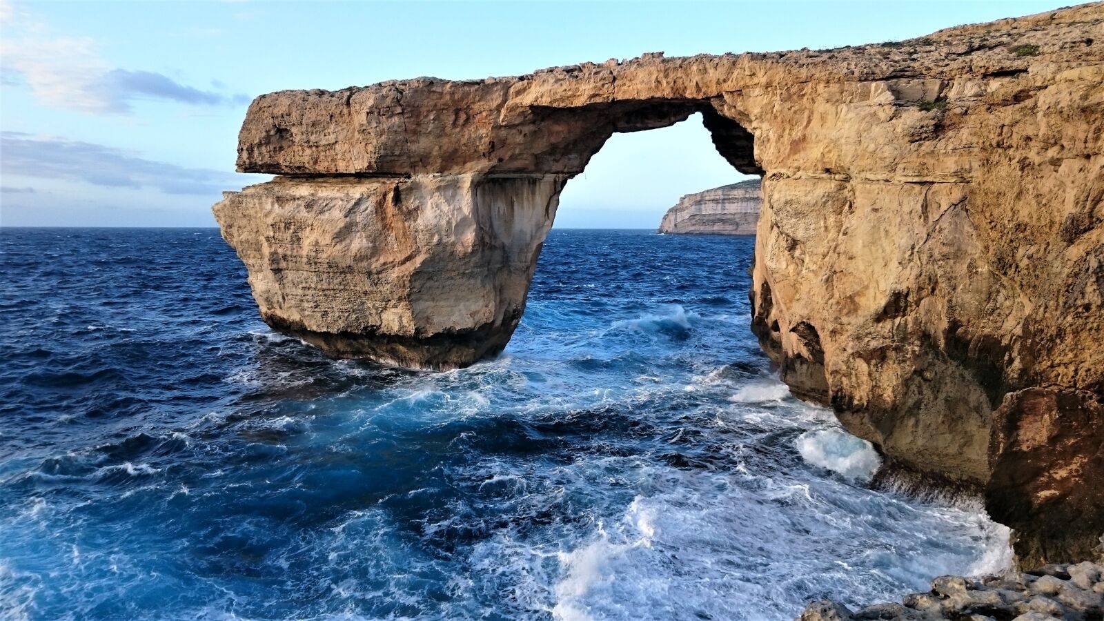 Sony Xperia Z3 sample photo. Malta, azure window, sea photography