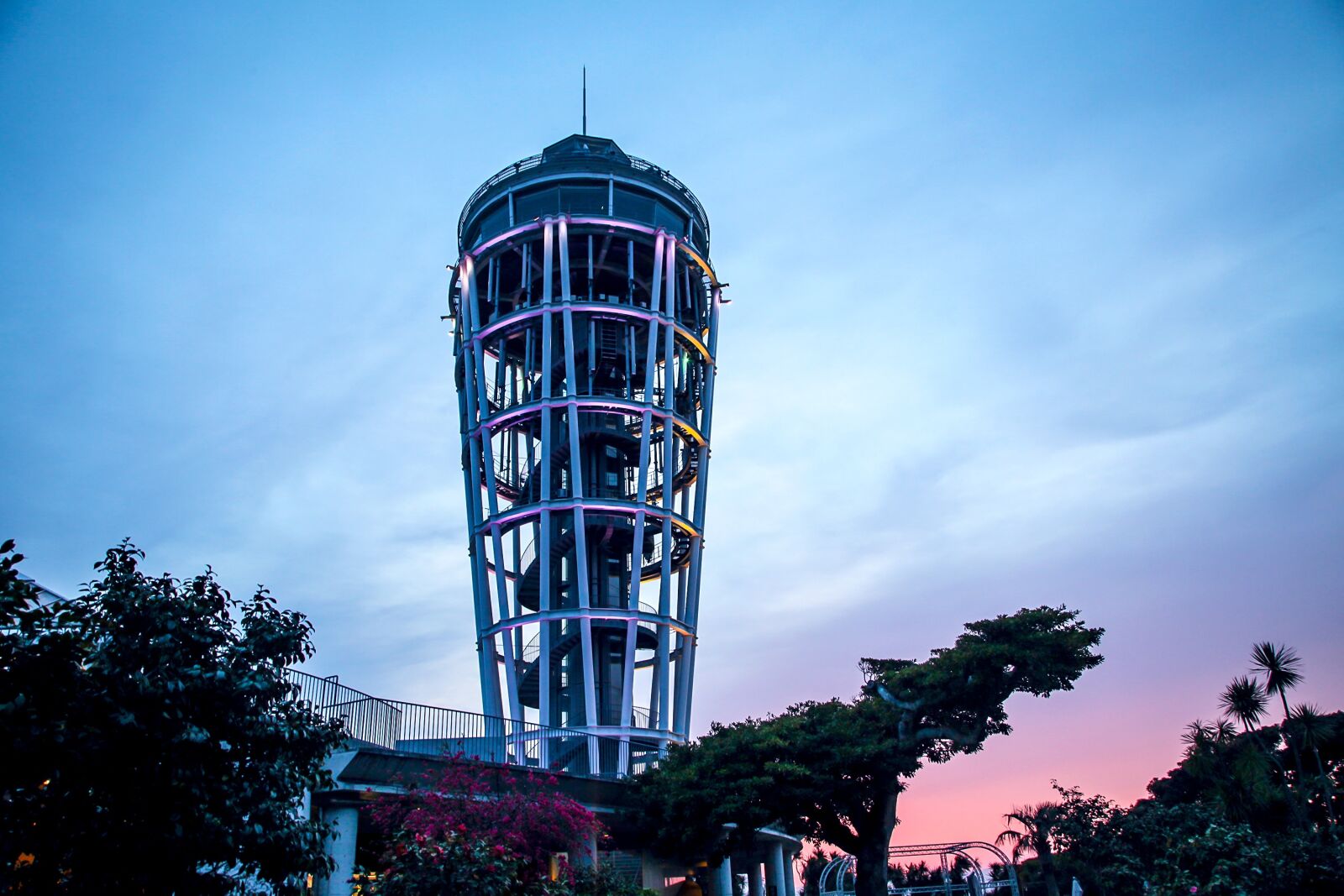 Canon EOS 5D Mark II sample photo. Japan, enoshima, sunset photography