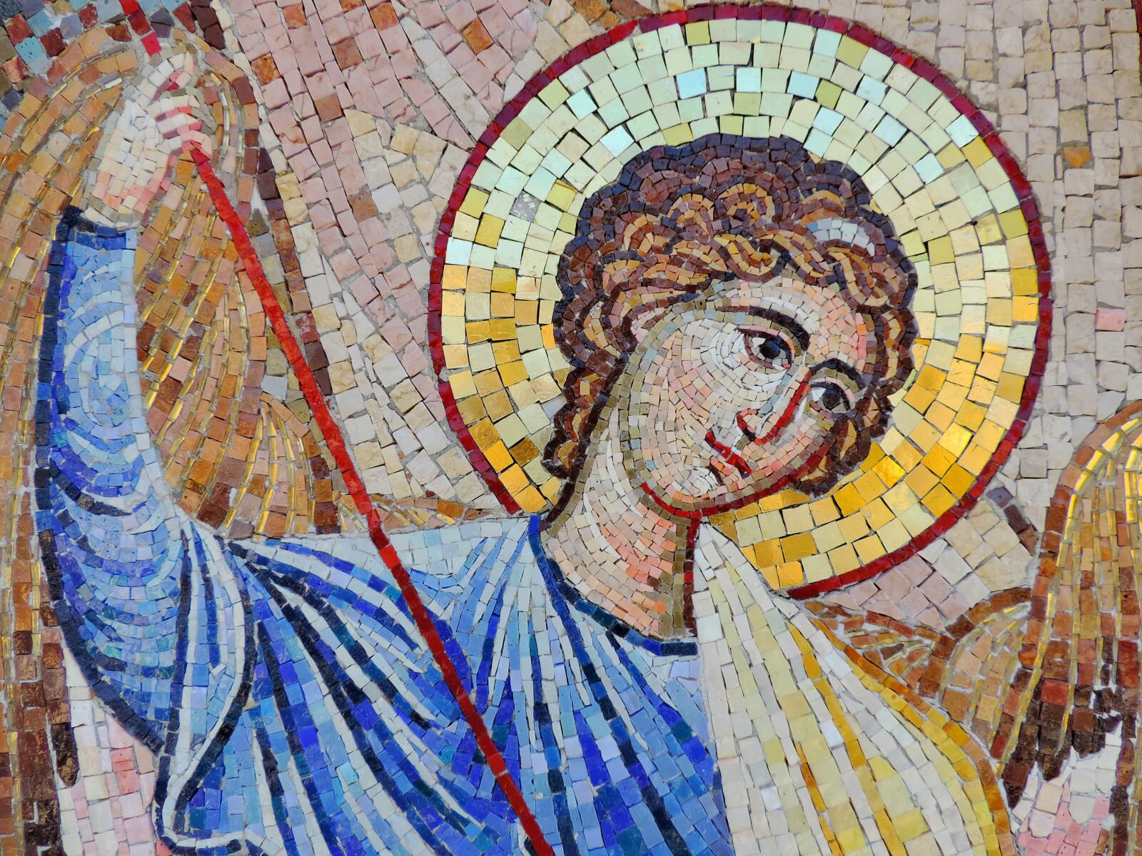 Nikon Coolpix P520 sample photo. Saint, mosaic, religion, art photography
