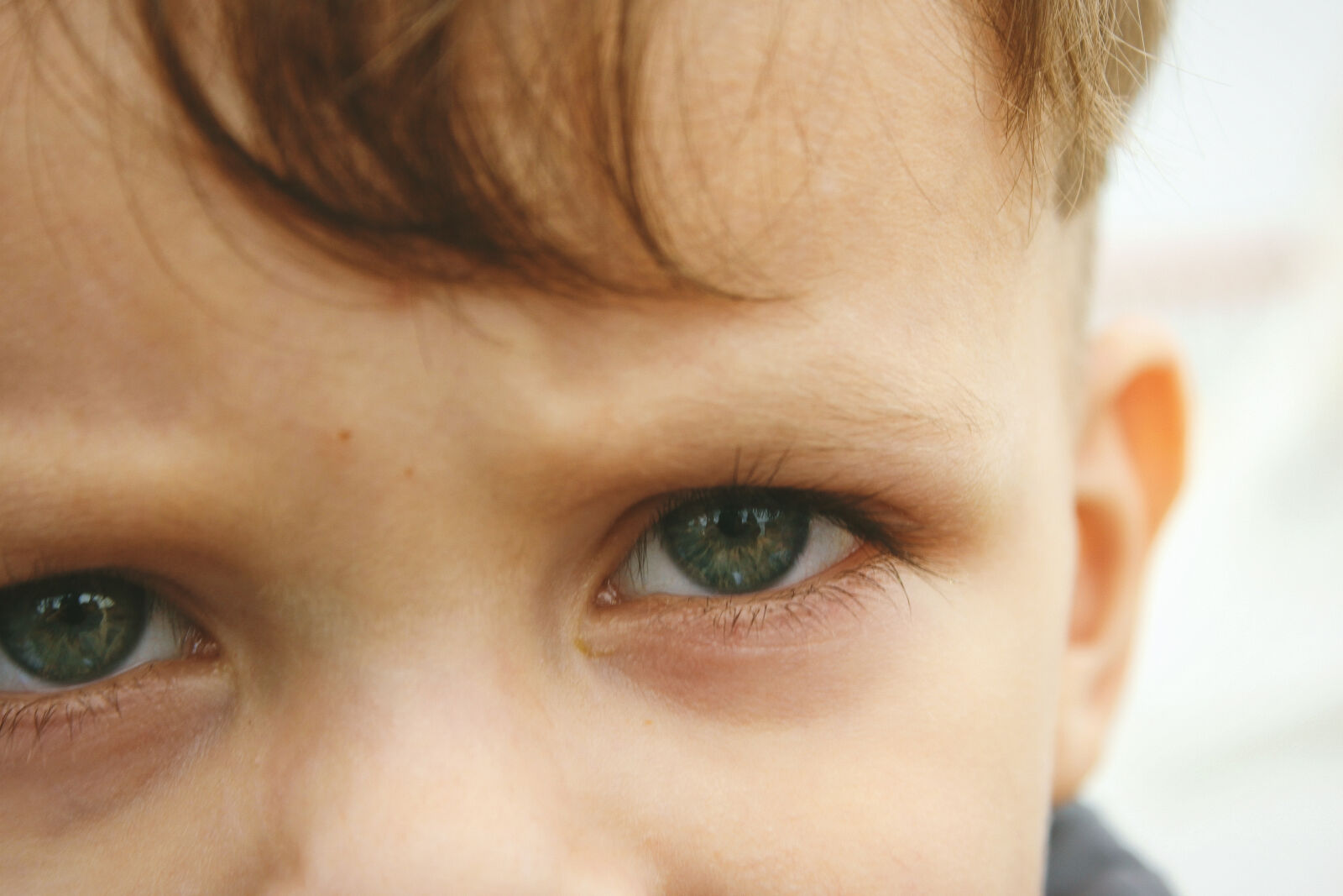 Canon EOS 1200D (EOS Rebel T5 / EOS Kiss X70 / EOS Hi) sample photo. Beauty, child, eyes, green photography