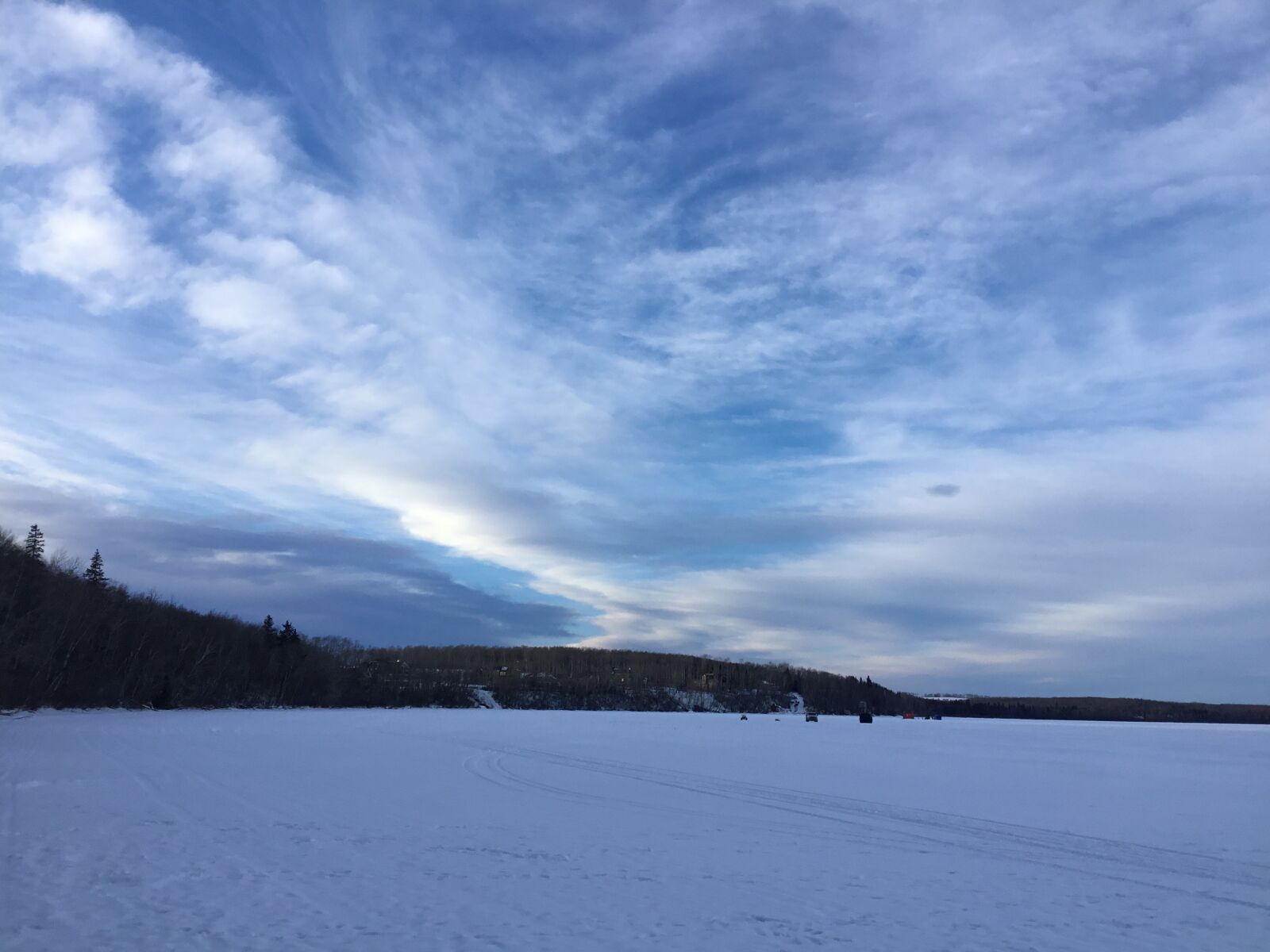 Apple iPad (5th generation) sample photo. Camp, frozen lake, winter photography