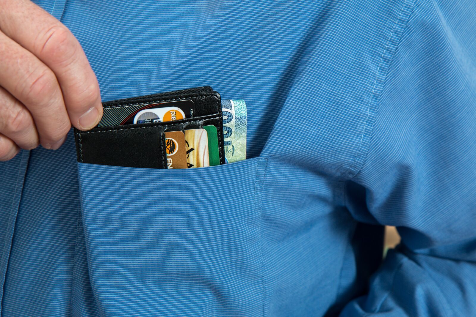 Canon EOS 70D sample photo. Wallet, credit card, cash photography