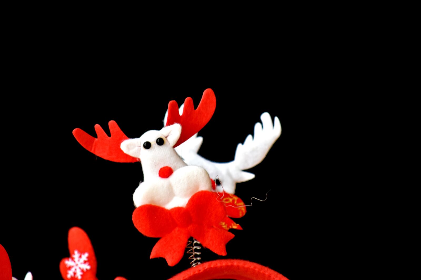 Nikon D5500 sample photo. Christmas, decoration, deer, funny photography